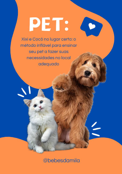 Capa do e-book Pet: Xixi e Cocô no Lugar Certo