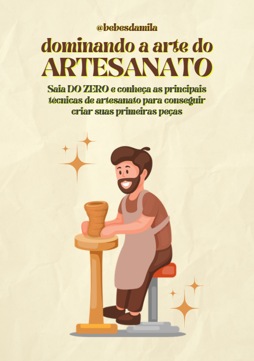 Capa do e-book Dominando a Arte do Artesanato