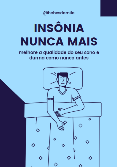 Capa do e-book Insônia Nunca Mais