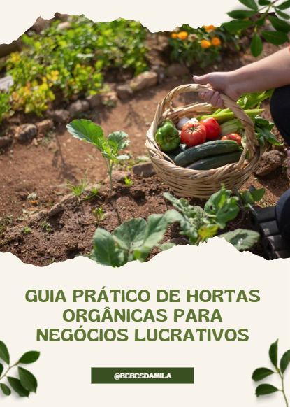 Capa do e-book Seu Guia de Horta Orgânica