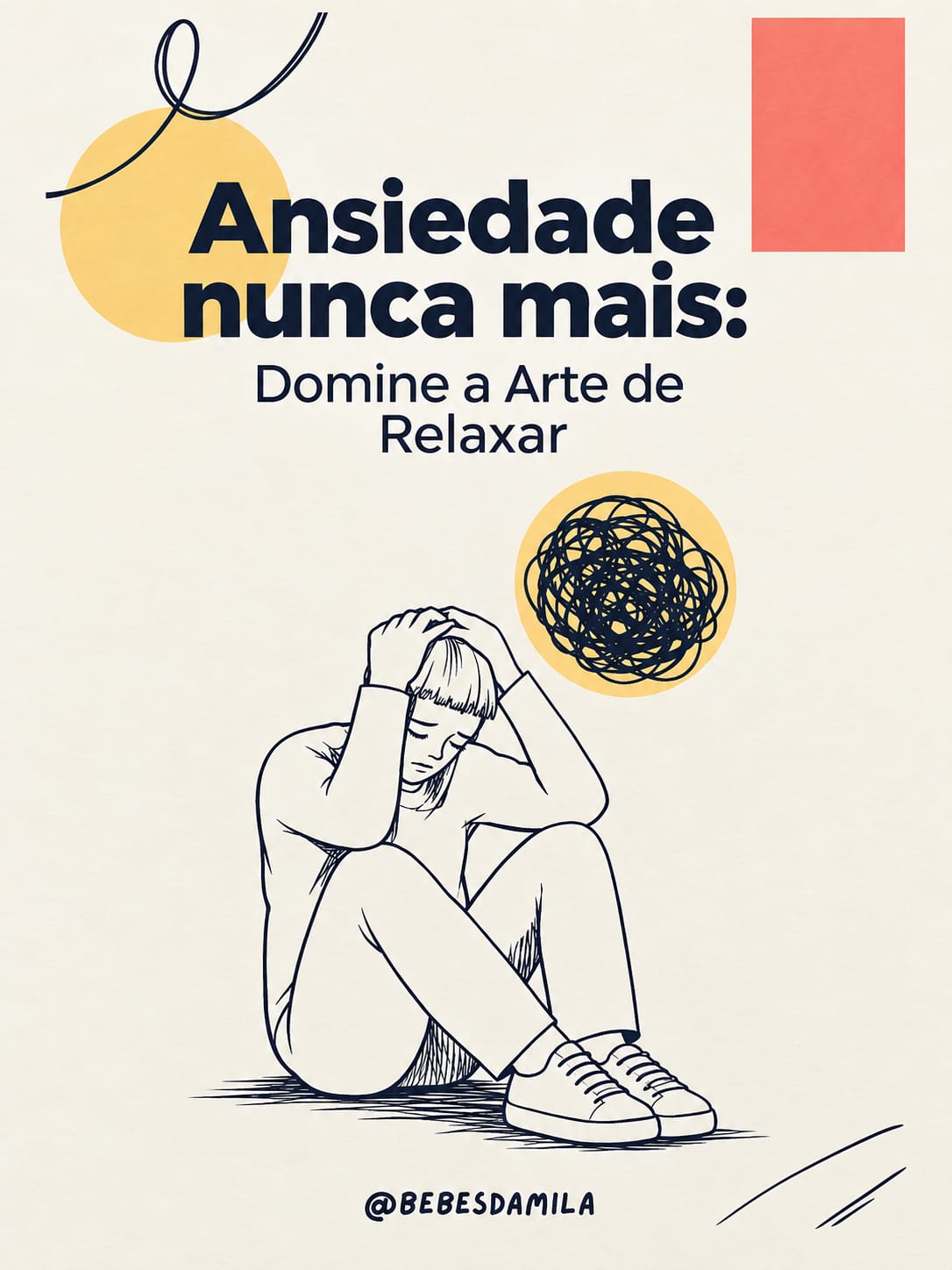Capa do e-book Ansiedade Nunca Mais