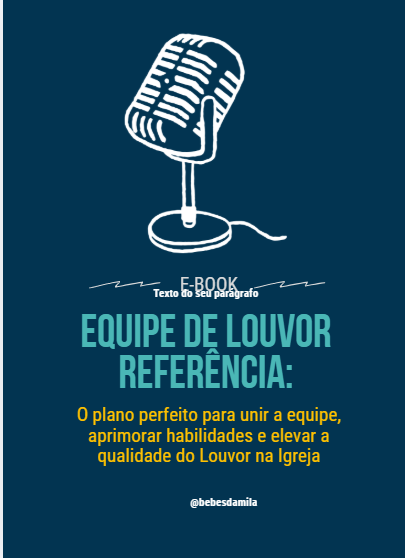 Capa do e-book Equipe de Louvor Referência